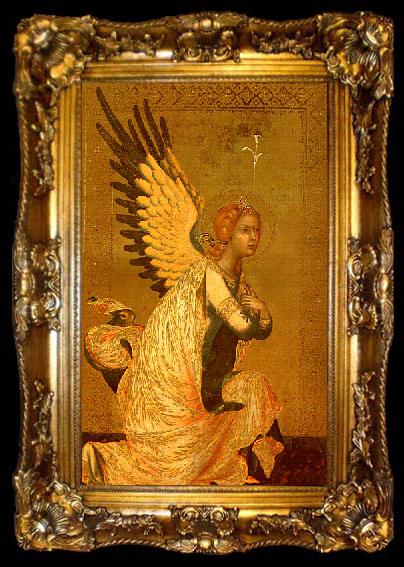 framed  Simone Martini The Angel of the Annunciation, ta009-2